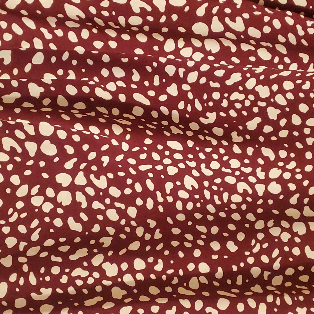 Wine red leopard dress - Picture 5 of 7